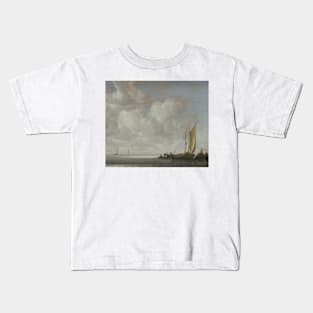 Calm Sea by Simon de Vlieger Kids T-Shirt